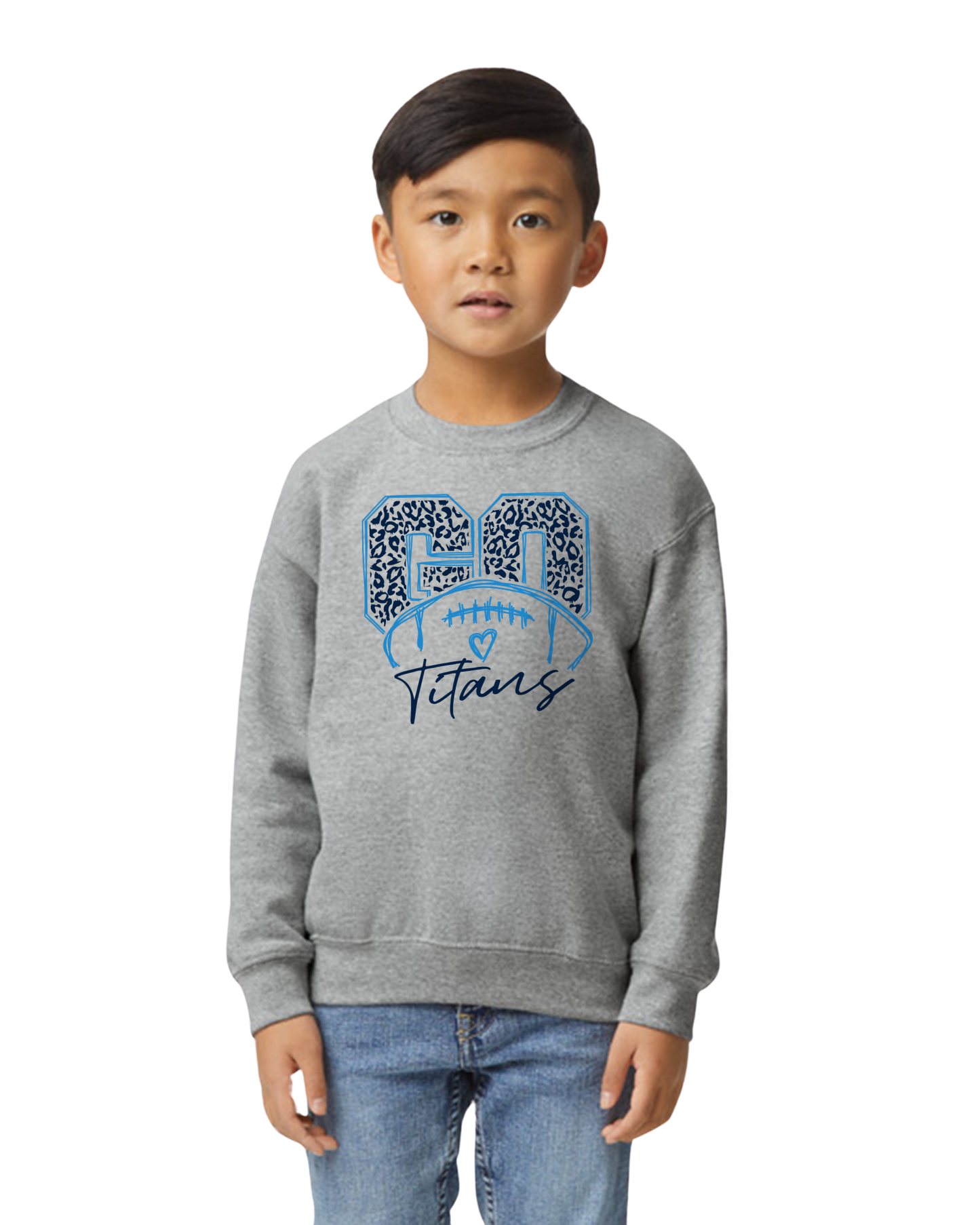 TITANS* YOUTH Go Titans Crewneck