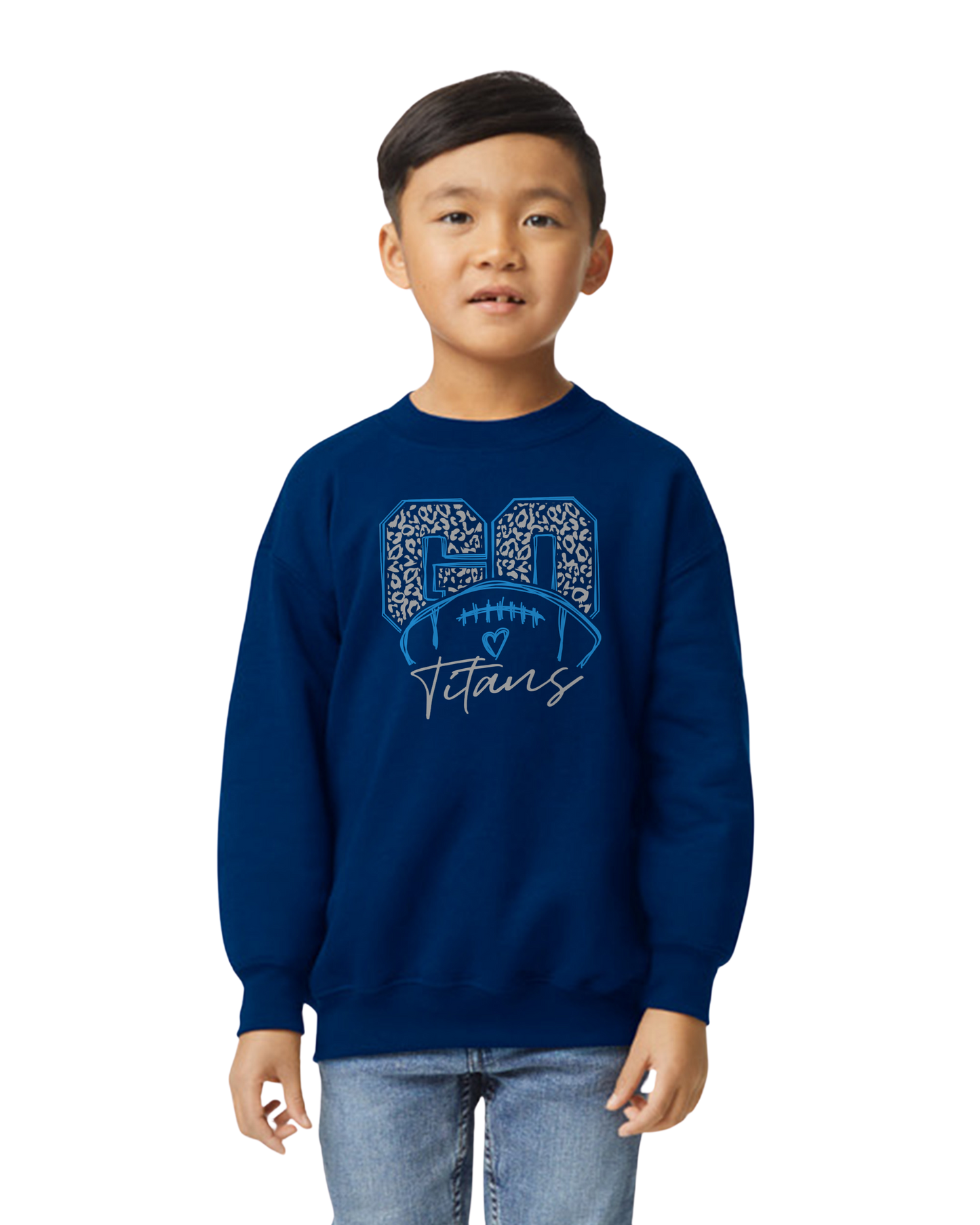 TITANS* YOUTH Go Titans Crewneck