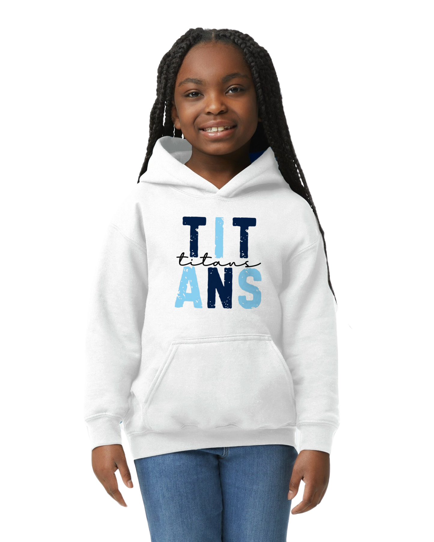 TITANS* YOUTH Titans Stacked Hoodie