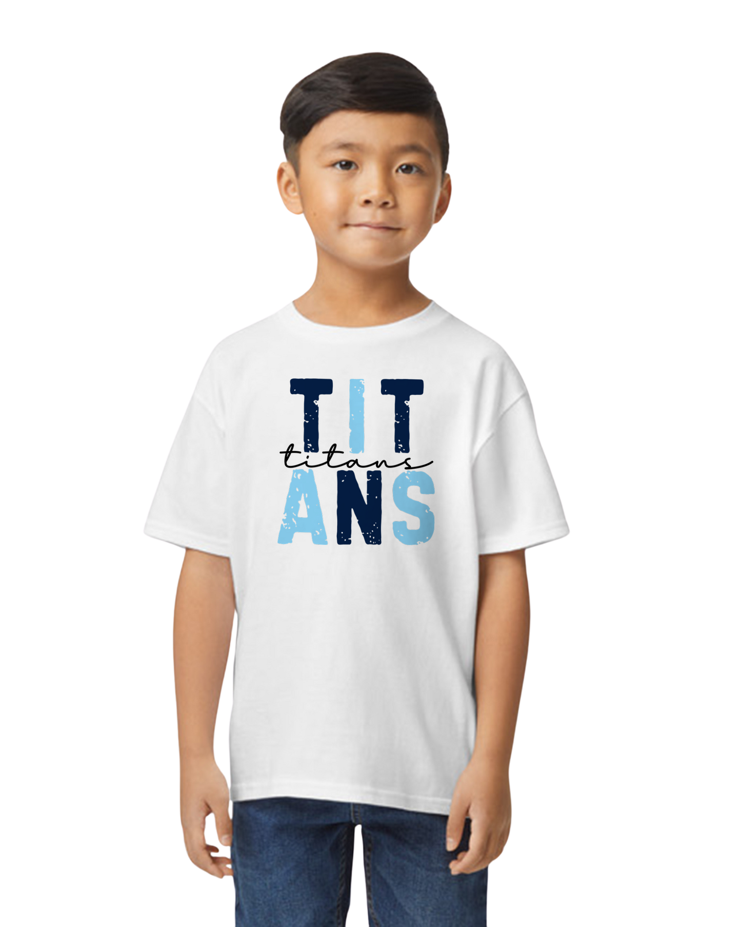 TITANS* YOUTH Titans Stacked Tshirt